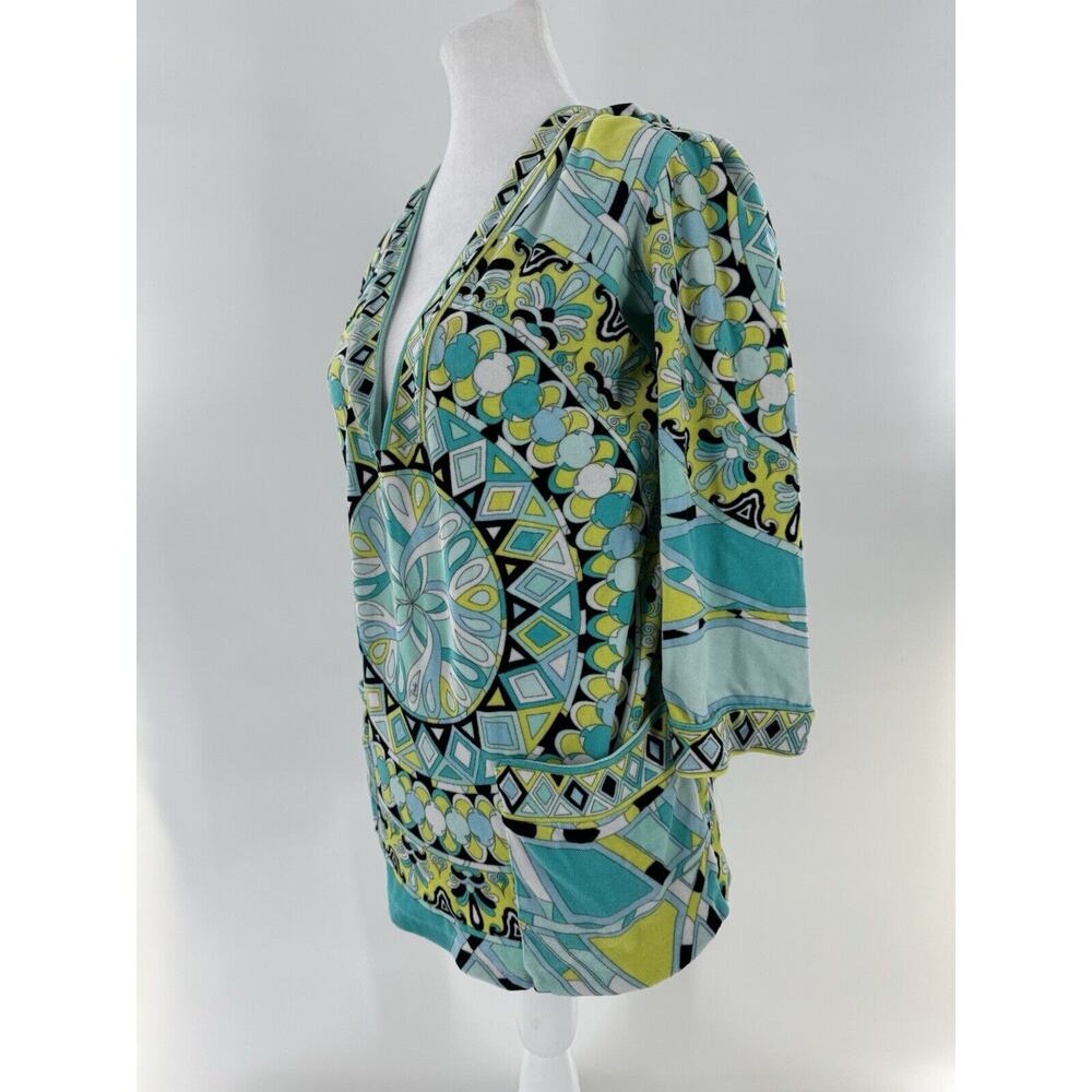 Emilio Pucci Dress Size 8 42 Terrycloth Beach Resort Hooded Swim Cover Up - Picture 7 of 16